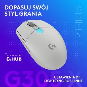 Mysz Logitech Logitech G305 X Superlight - White 9
