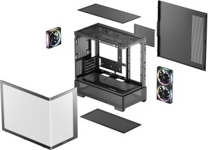 Obudowa Deepcool CG380U 3F czarna (R-CG380U-BKAGM3-G) 8