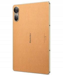 Tablet Blackview Mega 12 set 5G 12.2" FHD 2400x1600 120Hz 12GB+256GB MT Dimensity 7200 Octa-core 2.8GHz Cam 13MP/50+20MP 10000mAh NFC IP68 FP DualSim WiFi6E BT5.3 stylus case protective glass keyboard mouse headphones charger Android 16 flash Gold 2