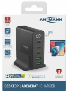 Ładowarka Ansmann ANSMANN DC5140PD 2xUSB-A, 3xUSB-C 140W (1001-0149) 6