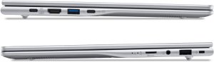 Laptop Acer ACER CPU AMD RyzenT 3 5400U 2.6 GHz 15.6 " 1920 x 1080 pixels RAM 8 GB DDR4-SDRAM SSD 512 GB Discrete graphics Not available On-board graphics Yes Numeric keypad Yes Keyboard language US International OS installed Windows 11 Home Colour Silver 7
