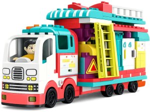 LeanToys Klocki rozkładany kamper 98 el. 2