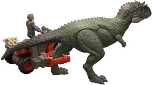 Figurka Mattel Jurassic World - Dinozaur i pojazd terenowy z chwytakiem (JKG91) 2
