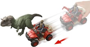 Figurka Mattel Jurassic World - Dinozaur i pojazd terenowy z chwytakiem (JKG91) 4