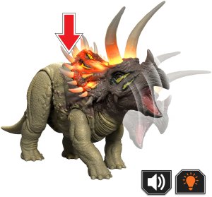 Figurka Mattel Jurassic World Wild Roar Triceratops (JKL81) 2