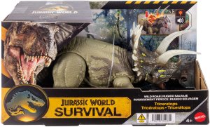 Figurka Mattel Jurassic World Wild Roar Triceratops (JKL81) 5