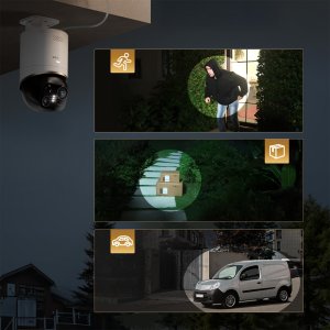 Kamera IP Dreame Zewnętrzna Navo Elite 1 Outcam 360° z panelem solarnym biała (6978950510037) 2