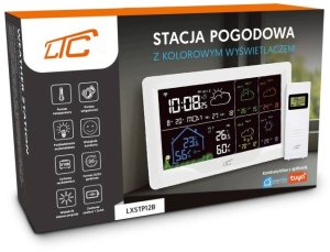 LTC Stacja pogodowa SMART z kolorowym wyświetlaczem Biała TUYA (LXSTP12B) 4
