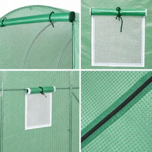 Lean Szklarnia Tunel Ogrodowy Foliowy PRO Stelaż 25MM 10x3x2M 30M 4