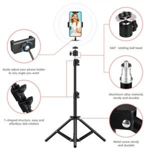 Selfie stick E-LIGHT nūja ST10-5 26cm 8W LED Light Ring with Phone holder + 0.5m Metal Tripod stand + BT remote (Model: ELIG-ST10-05M) 3