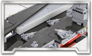 Cobi Klocki top gun aircraft carrier 6130 klocków 12