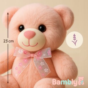 Skleplolki BAMBLY lawendowy miś pluszowy pluszak maskotka przytulanka różowy duży 2