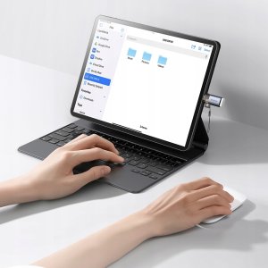 Czytnik Mcdodo Adapter przejściówka USB-A do USB-C czytnik kart TF 512GB OTG LED 3