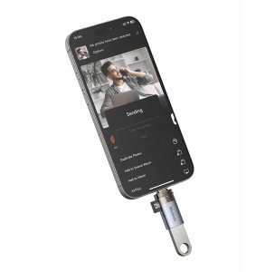 Czytnik Mcdodo Adapter przejściówka USB-A do USB-C czytnik kart TF 512GB OTG LED 7