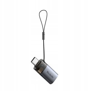 Czytnik Mcdodo Adapter przejściówka USB-A do USB-C czytnik kart TF 512GB OTG LED 10