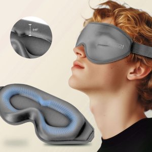 Herdegen TECH-PROTECT EYESHADE SLEEP MASK GREY 3