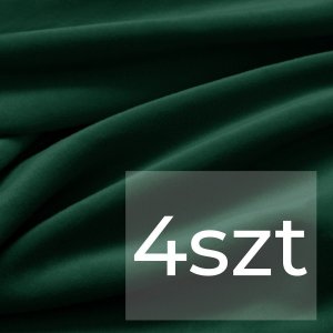 Aptel Pokrowiec na krzesło Restilo SENTO 4 szt. butelkowa zieleń welurowy 13