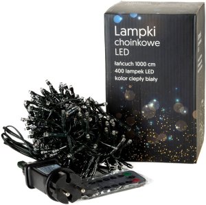 Lampki choinkowe Eurofirany Lampki choinkowe 400 LED 10 m ciepły biały 2