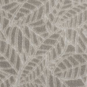 Eurofirany Pościel welwetowa miękka FL 200x220 + 70x90 cm beżowa białe liście 5