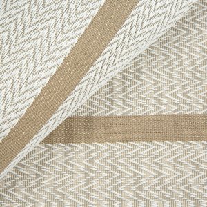 Eurofirany Podkładka na stół ELLA 30x45 cm biała złoty komplet 6 sztuk 2