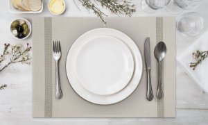 Home Styling Collection Podkładka na stół RUBY 30x45 cm kremowa komplet 6 sztuk 3