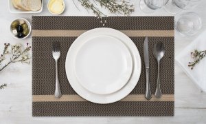 Home Styling Collection Podkładka na stół ELLA 30x45 cm stalowa komplet 6 sztuk 3