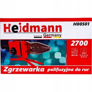 Heidmann polifuzyjna 2700W 16-63mm (HEIDMANN H00501) 8