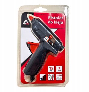 Pistolet do kleju Allbe 15W 7mm klejarka + 2 wkłady 6