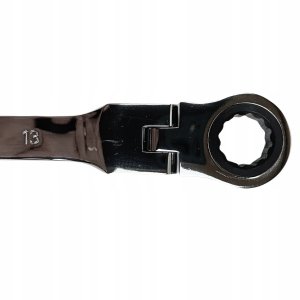 Allbe Klucz płasko oczkowy 13mm z grzechotką przegubem 72 zęby 6