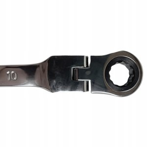 Allbe płasko oczkowy 10mm z grzechotką przegubem 72 zęby 5