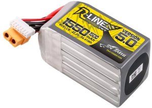 Tattu AKUMULATOR LIPO TATTU R-LINE VERSION 5.0 1550MAH 22.2V 150C 6S Z WTYCZKĄ XT60 3