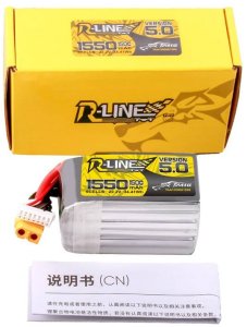 Tattu AKUMULATOR LIPO TATTU R-LINE VERSION 5.0 1550MAH 22.2V 150C 6S Z WTYCZKĄ XT60 5