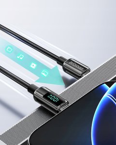 Kabel USB Innostyle USB-C - USB-C 1 m Czarny (DP-CC1001BLK) 3