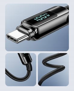 Kabel USB Innostyle USB-C - USB-C 1 m Czarny (DP-CC1001BLK) 4