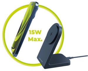 Ładowarka Mobile Origin PW15 Magnetyczna Bezprzewodowa Kompatybilna z MagSafe Czarny (MO-MWCH-PW15) 8