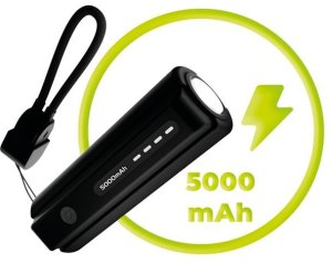 Powerbank Mobile Origin 5000MAH Compact Powerbank PB7 with flashlight and USB-C cable 3