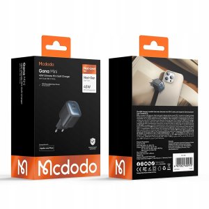 Ładowarka Mcdodo Gana Mini GaN 2x USB-C 45W Biała (CH-1001) 12