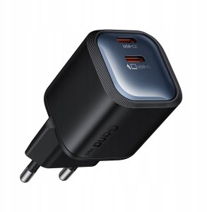 Ładowarka Mcdodo Gana Mini GaN 2x USB-C 45W Czarna (CH-1000) 10