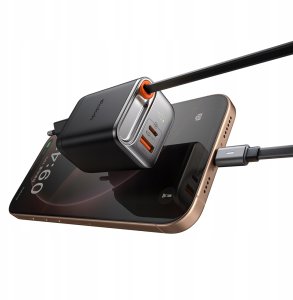 Ładowarka Mcdodo FreeGo GaN 1x USB-A 1x USB-C 40W + kabel USB-C Czarna (CH-4281) 10