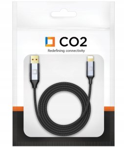 Kabel USB Co2 USB-A - Lightning 0.25 m Space Gray (CO2-0184) 8