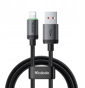 Kabel USB Mcdodo MCDODO ŁADOWARKA KABEL USB LIGHTNING SZYBKIEGO ŁADOWANIA DO IPHONE 1M LED 12