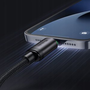 Kabel USB Mcdodo MCDODO ŁADOWARKA KABEL USB LIGHTNING SZYBKIEGO ŁADOWANIA DO IPHONE 1M LED 3