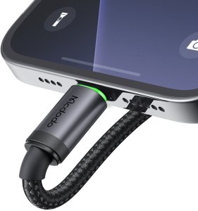 Kabel USB Mcdodo MCDODO ŁADOWARKA KABEL USB LIGHTNING SZYBKIEGO ŁADOWANIA DO IPHONE 1M LED 10