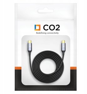 Kabel USB Co2 USB-C - USB-C 3 m Space Gray (CO2-0173) 10