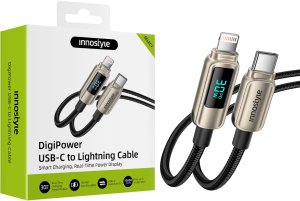 Kabel USB Innostyle USB-C - Lightning 1 m Szary (DP-CL301TG) 7