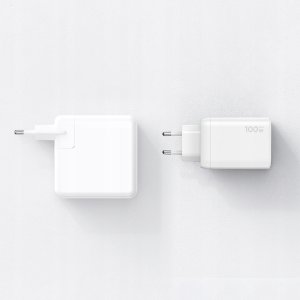 Ładowarka Mcdodo Gana Mini GaN 2x USB-C 1x USB-A 100W Biała (CH-0120) 5