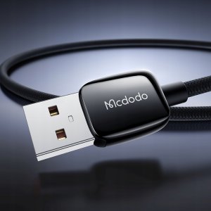 Kabel USB Mcdodo USB-A - Lightning 1 m Czarny (CA-0010) 5