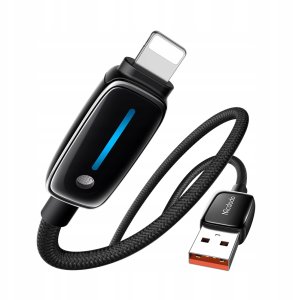 Kabel USB Mcdodo USB-A - Lightning 1 m Czarny (CA-0010) 10