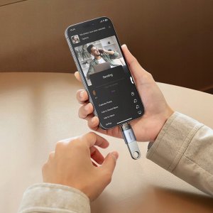 Adapter USB 4kom.pl MCDODO Przejściówka USB-A 3.0 do USB-C na USB Typ C 3A 5GB OTG LED 2