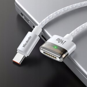Kabel USB Mcdodo do zasilacza ładowania MacBook Air Pro USB-C MagSafe 3 140W 2M 4